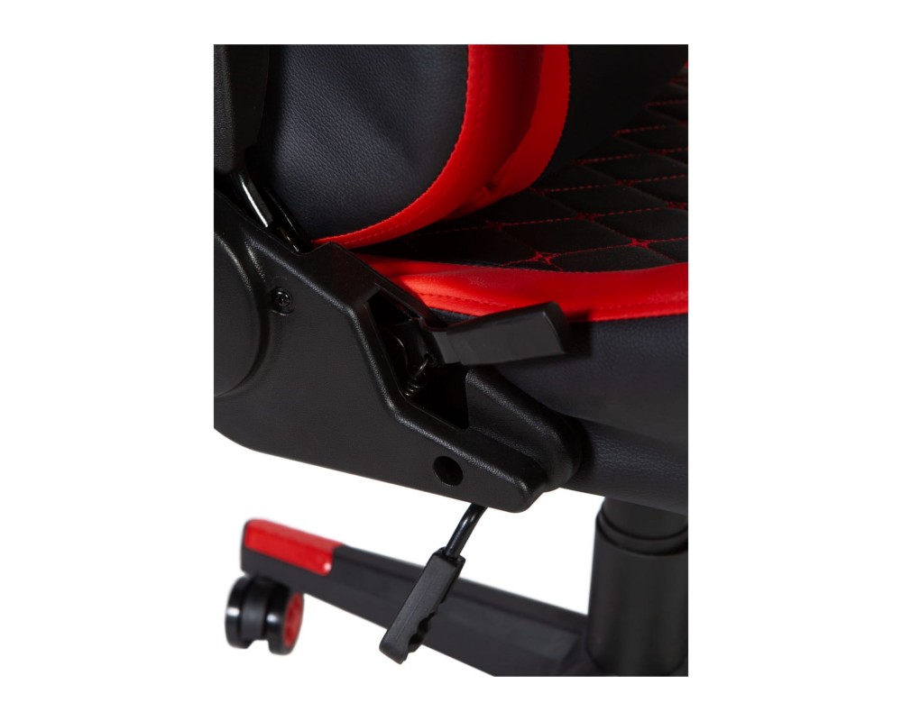 Кресло Norden Lotus EVO | Экокожа, Черный/Красный