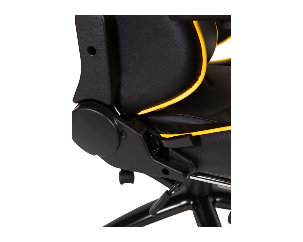 Кресло Norden Lotus GTS реклайнер | Экокожа, Черный/Желтый