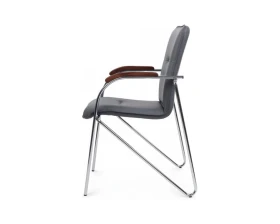 Стул Самба с деревянными подлокотниками SMB-02H Хром гальв. images