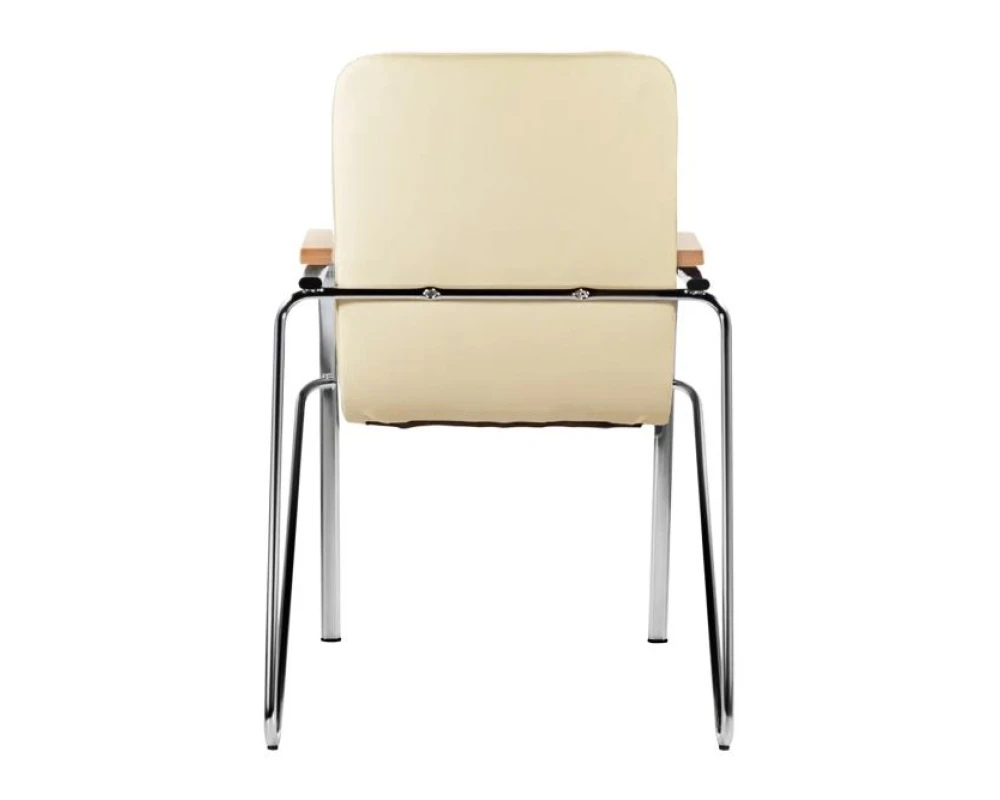 Стул D Samba RU Экокожа, Бежевый/Бук