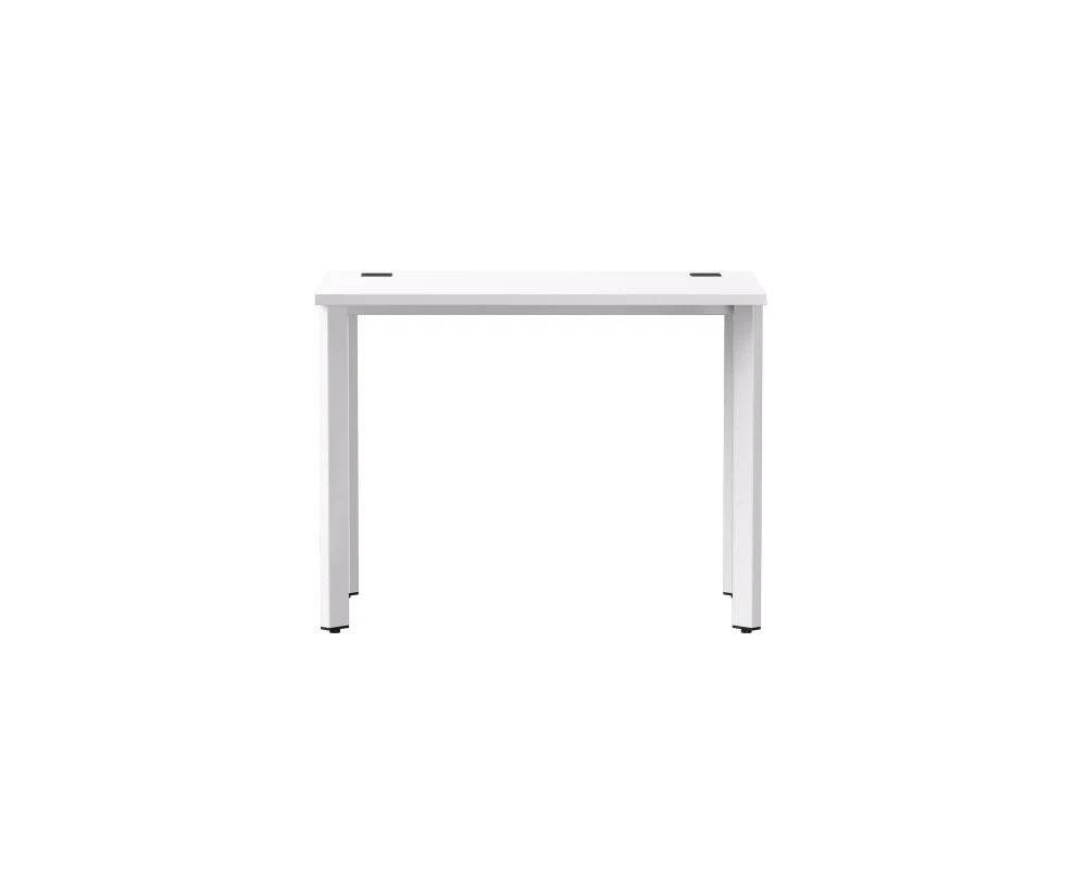 Стол прямой на металлокаркасе 980х670х755 мм опоры 45гр Everprof ЭВО / EVO Белый/Белый