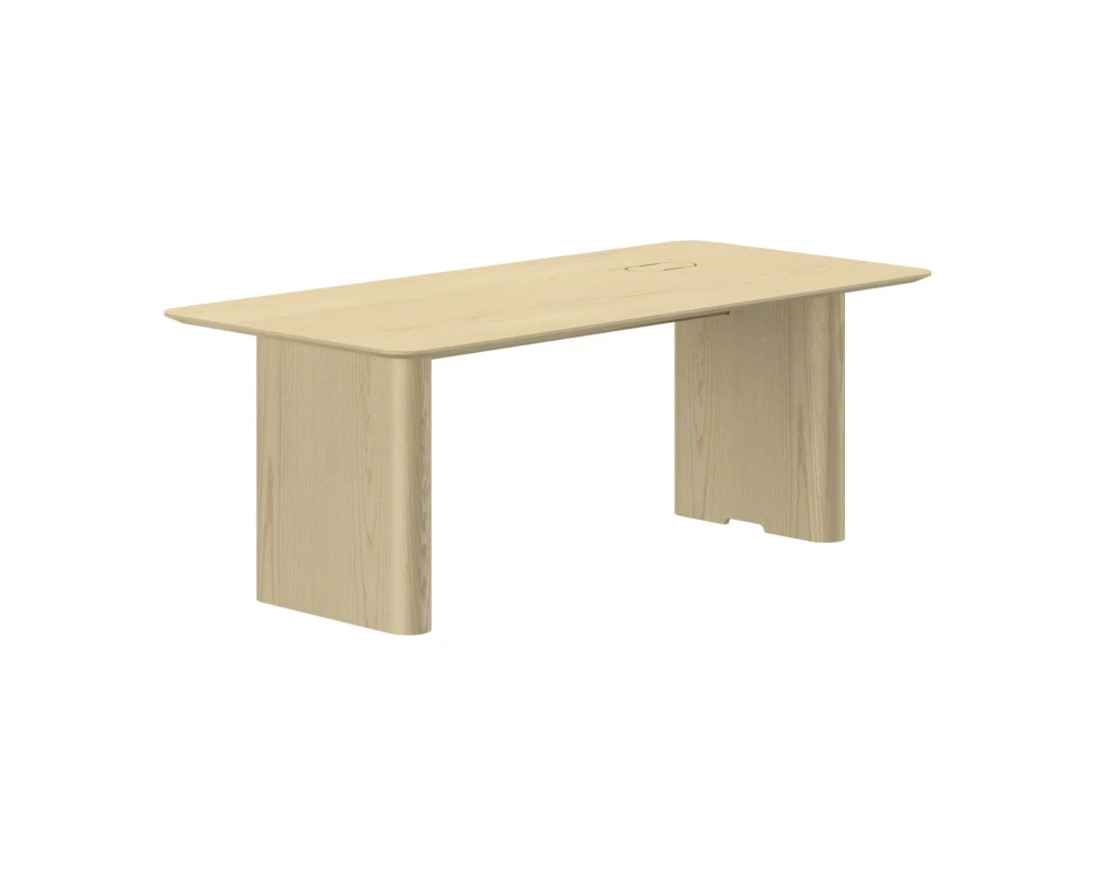 Стол руководителя матовый с лючком слева 2050х950х720 Bosco