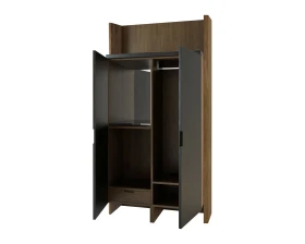 Гардероб с секцией для мини-бара полуглянцевый/лакированный 1015х500х2020 Freeport images