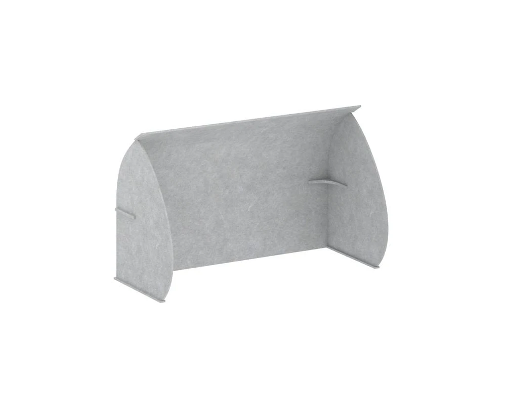 Кабина настольная скругленная на стол VE.KB2-118.8 1180x800x1000 Акустикс / AcustiX