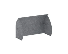 Кабина настольная скругленная на стол VE.KB2-138.8 1380x800x1000 Акустикс / AcustiX images