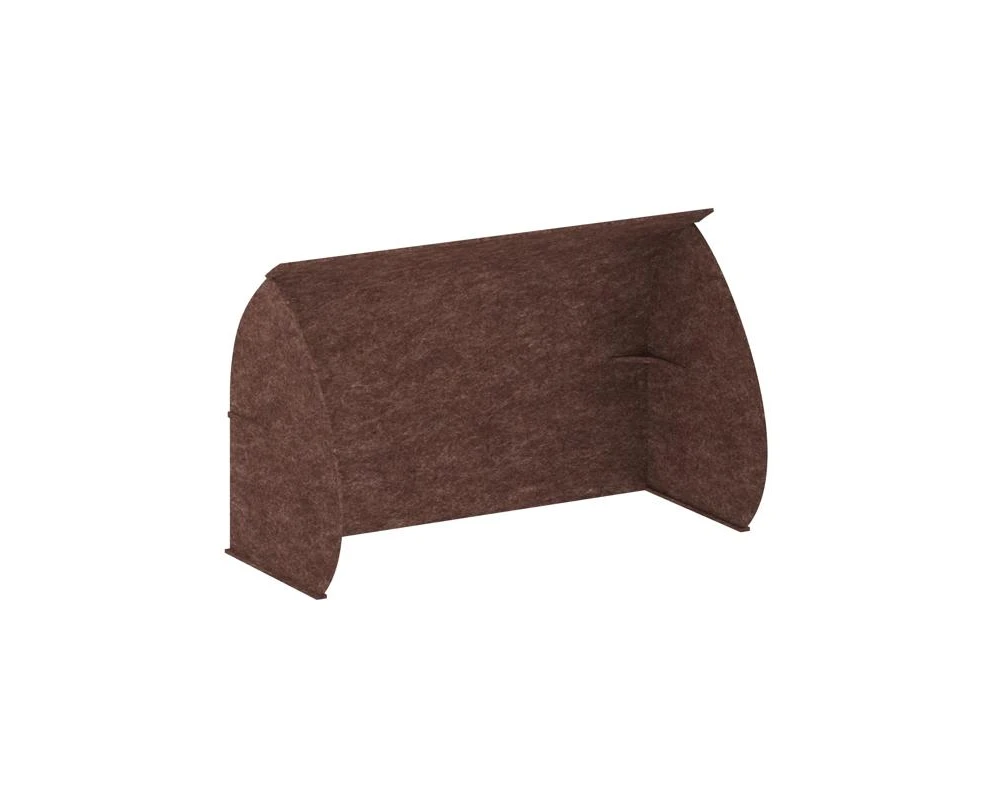 Кабина настольная скругленная на стол VE.KB2-1580.7 1580x700x1000 Акустикс / AcustiX