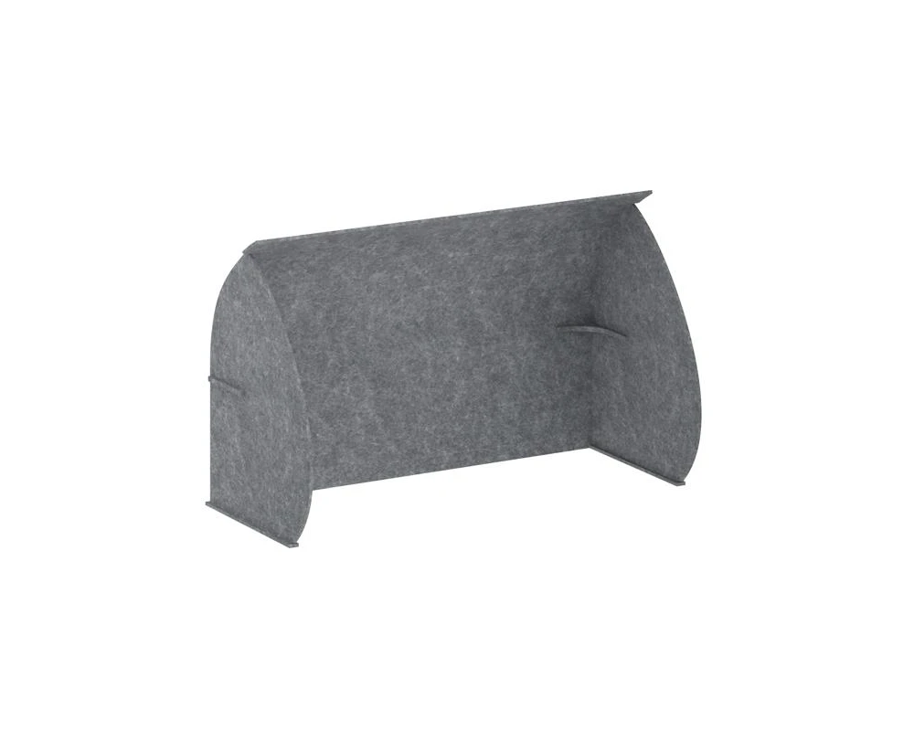 Кабина настольная скругленная на стол VE.KB2-98.7 980x700x1000 Акустикс / AcustiX