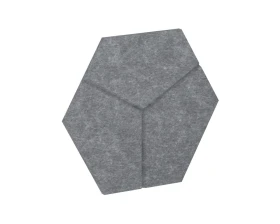 Настенная панель шестигранная (3 луча) VE.NP-6G3L-100 200x173x12 Акустикс / AcustiX images