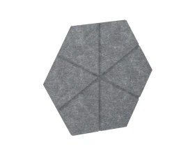 Настенная панель шестигранная (6 лучей) VE.NP-6G6L-300 600x520x12 Акустикс / AcustiX images