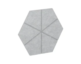 Настенная панель шестигранная (6 лучей) VE.NP-6G6L-300 600x520x12 Акустикс / AcustiX images