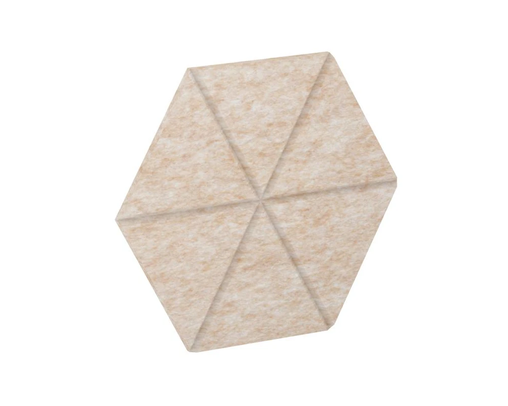 Настенная панель шестигранная (6 лучей) VE.NP-6G6LU-300 600x520x12 Акустикс / AcustiX