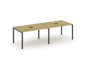 Стол переговорный (2 столешницы) CN.PRG-021 1960x980x750 Концепт / Concept images