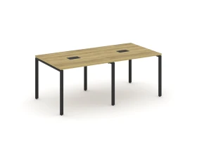 Стол переговорный (2 столешницы) CN.PRG-021 1960x980x750 Концепт / Concept images
