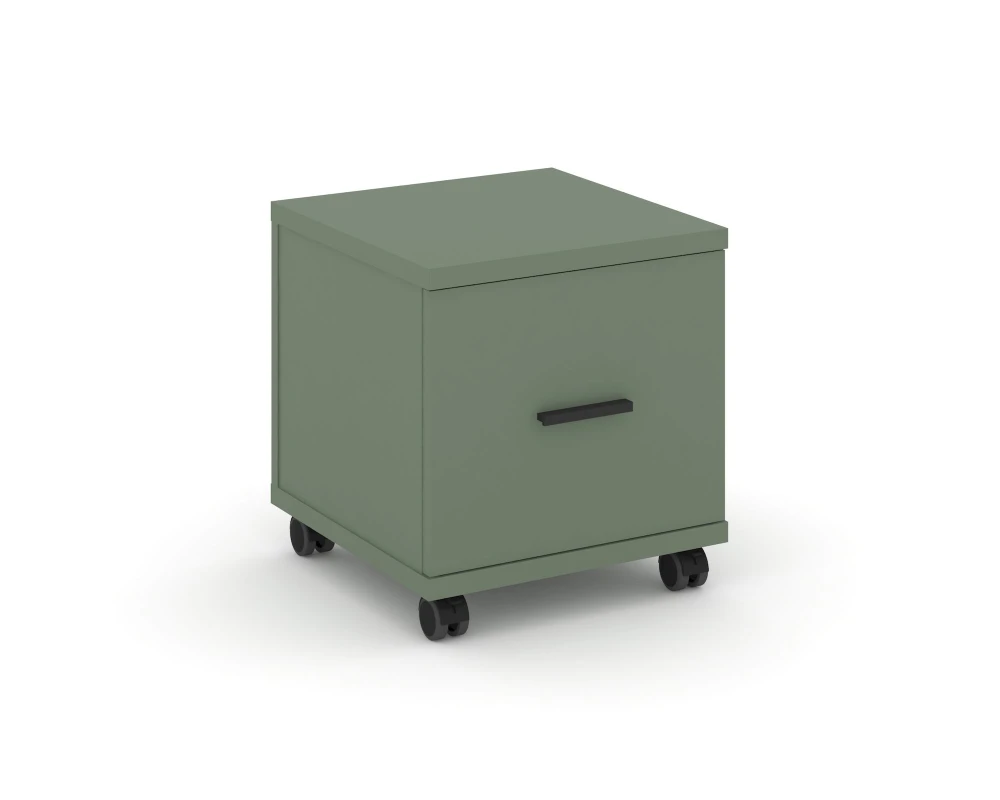 Тумба мобильная 1 распаш. фасад CN.TUM-007 B 420x420x448 Концепт / Concept