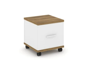 Тумба мобильная 1 распаш. фасад CN.TUM-007 W 420x420x448 Концепт / Concept images