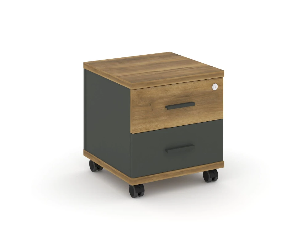 Тумба мобильная 2 ящ. CN.TUM-001 A 420x420x448 Концепт / Concept