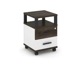 Тумба мобильная 2 ящ. с надставкой CN.TUM-002 B 420x420x615 Концепт / Concept images