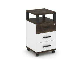 Тумба мобильная 3 ящ. с надставкой CN.TUM-004 B 420x420x782 Концепт / Concept images