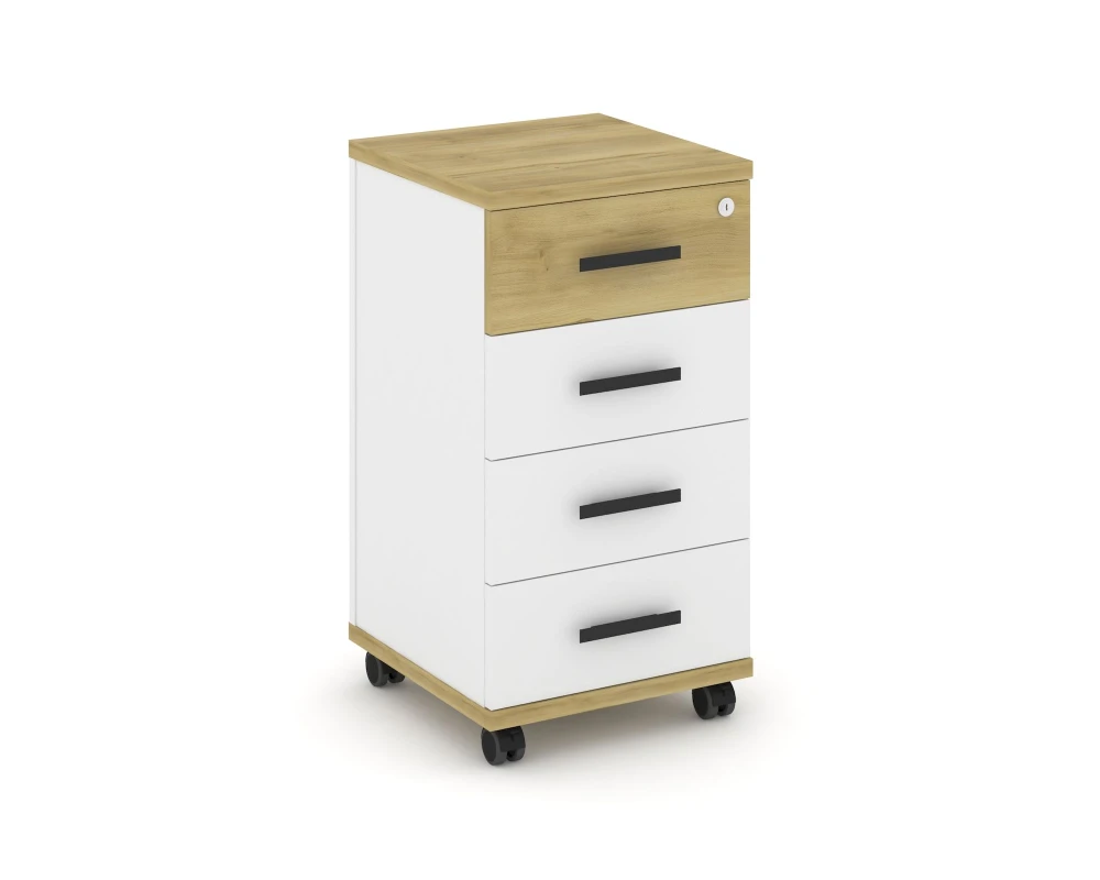 Тумба мобильная 4 ящ. CN.TUM-005 B 420x420x782 Концепт / Concept