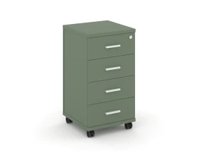Тумба мобильная 4 ящ. CN.TUM-005 W 420x420x782 Концепт / Concept images