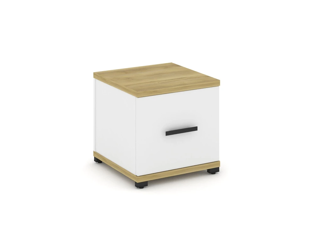 Тумба приставная 1 распаш. фасад CN.TUP-004 W 420x420x416 Концепт / Concept