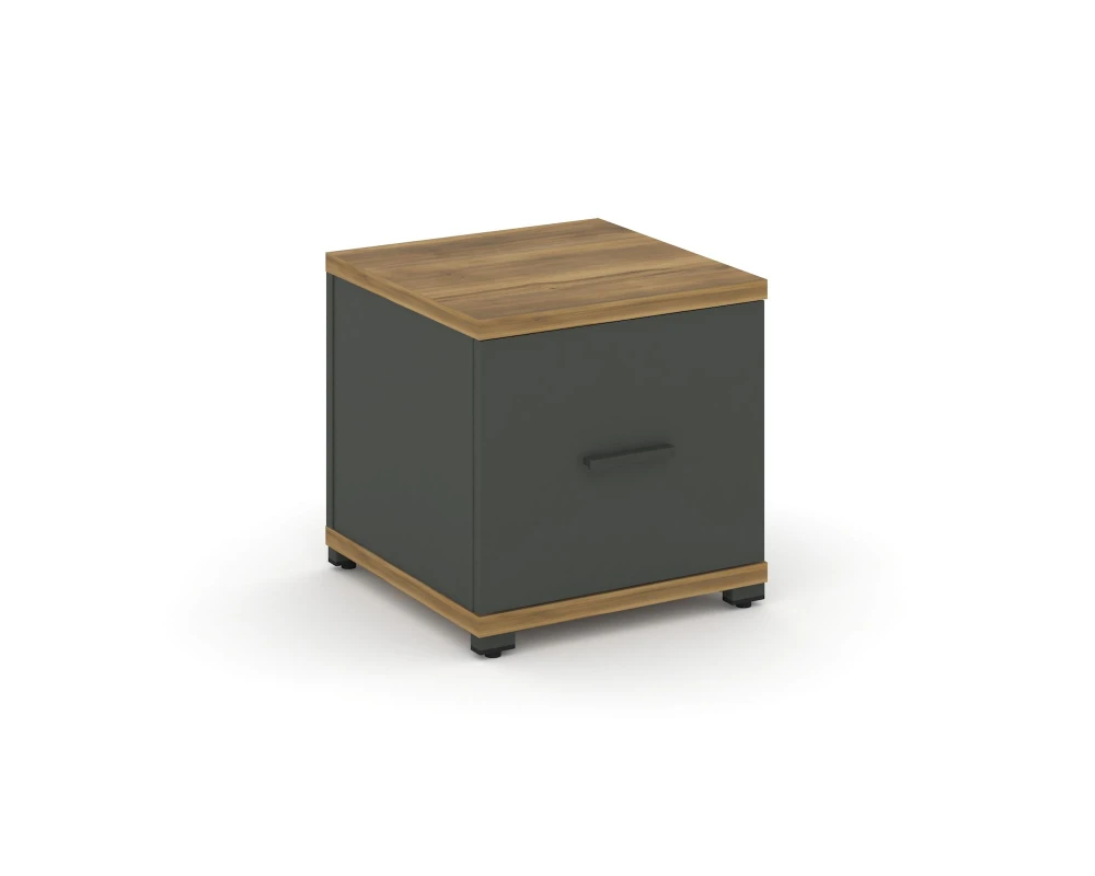 Тумба приставная 1 распаш. фасад CN.TUP-004 W 420x420x416 Концепт / Concept