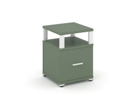 Тумба приставная 1 распаш. фасад с надставкой CN.TUP-005 W 420x420x583 Концепт / Concept images