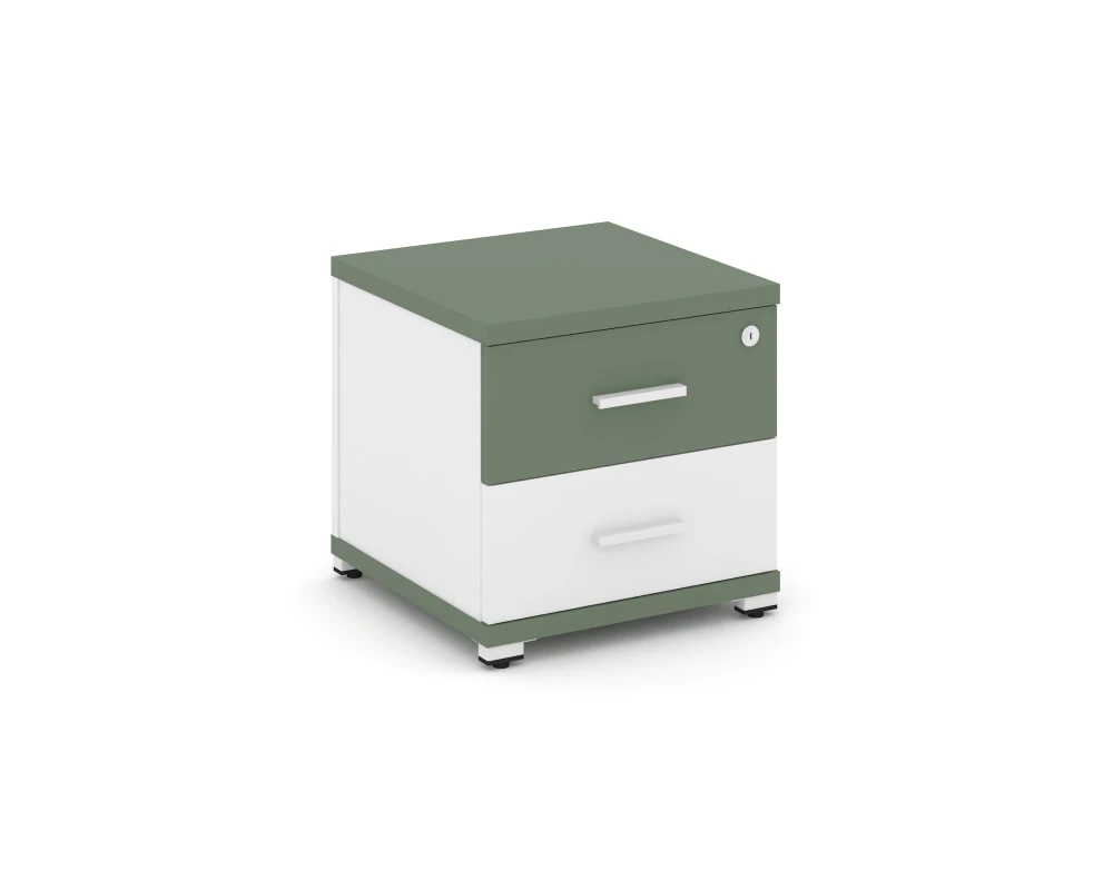 Тумба приставная 2 ящ. CN.TUP-001 W 420x420x416 Концепт / Concept