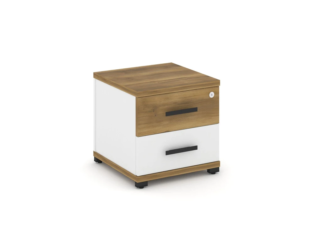 Тумба приставная 2 ящ. CN.TUP-001 W 420x420x416 Концепт / Concept