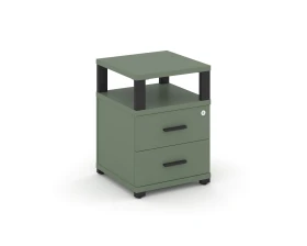 Тумба приставная 2 ящ. с надставкой CN.TUP-002 B 420x420x583 Концепт / Concept images