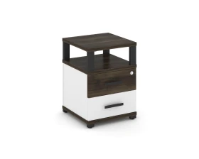 Тумба приставная 2 ящ. с надставкой CN.TUP-002 W 420x420x583 Концепт / Concept images