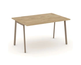 Стол переговорный на плоскоовальной трубе 138x98x75 Эстетика / Estetica images