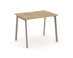 Стол рабочий с вырезом на плоскоовальной трубе 98x73x75 Эстетика / Estetica images