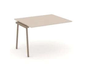 Проходной наборный элемент переговорного стола на плоскоовальной трубе 118x98x75 Эстетика / Estetica images