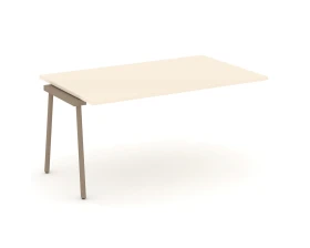 Проходной наборный элемент переговорного стола на плоскоовальной трубе 158x98x75 Эстетика / Estetica images