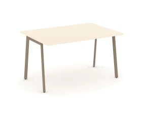 Стол переговорный на плоскоовальной трубе 138x98x75 Эстетика / Estetica images