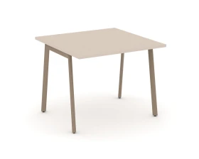 Стол переговорный на плоскоовальной трубе 98x98x75 Эстетика / Estetica images