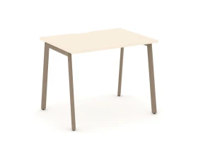 Стол рабочий с вырезом на плоскоовальной трубе 98x73x75 Эстетика / Estetica images