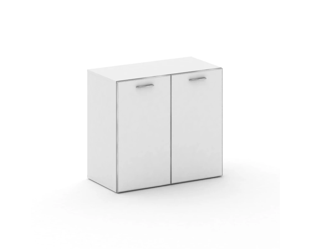 Шкаф широкий низкий стекл. дверь 896x460x807 Фреско / Fresco