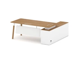 Стол руководителя левый 2000x1798x750 Фреско / Fresco images