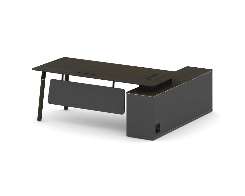 Стол руководителя левый 2000x1798x750 Фреско / Fresco