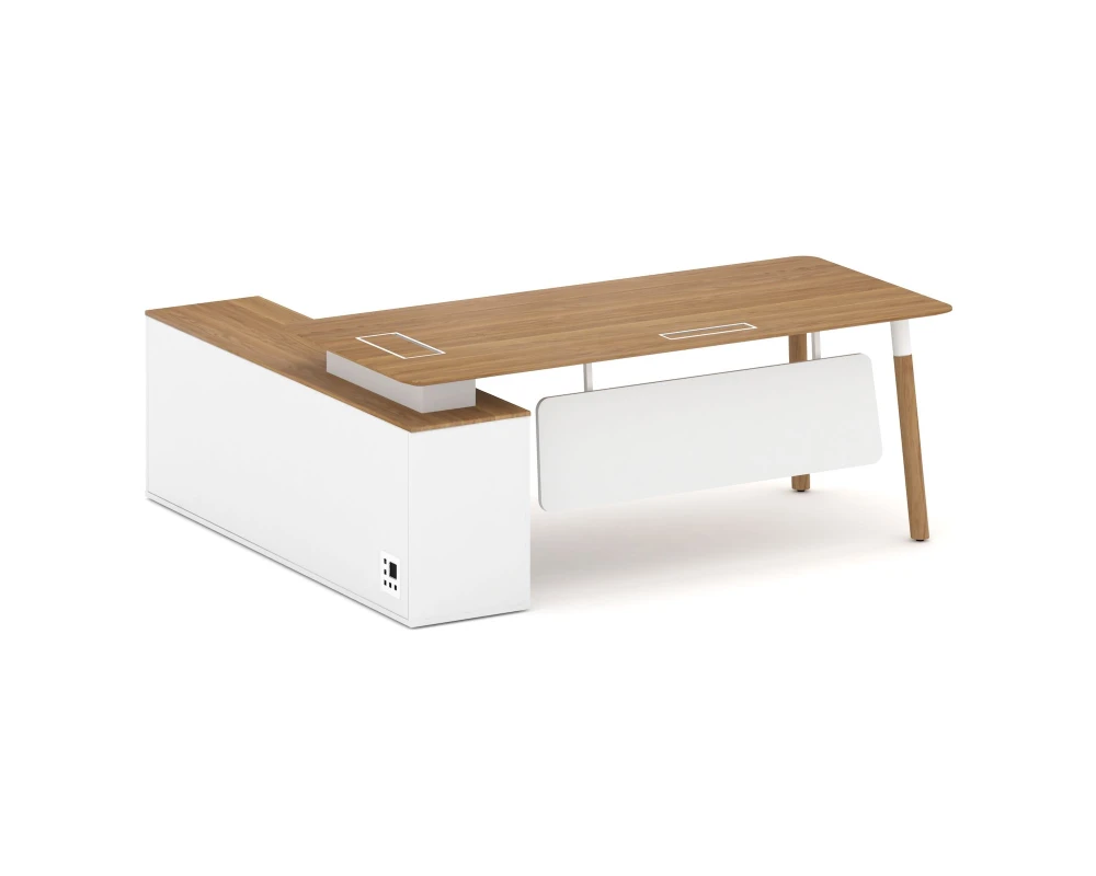 Стол руководителя правый 2000x1798x750 Фреско / Fresco