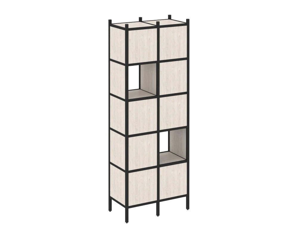 Прямой стеллаж L-05 862x446x1869 Лофт / Loft