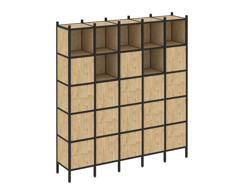 Прямой стеллаж L-10 2110x446x2280 Лофт / Loft