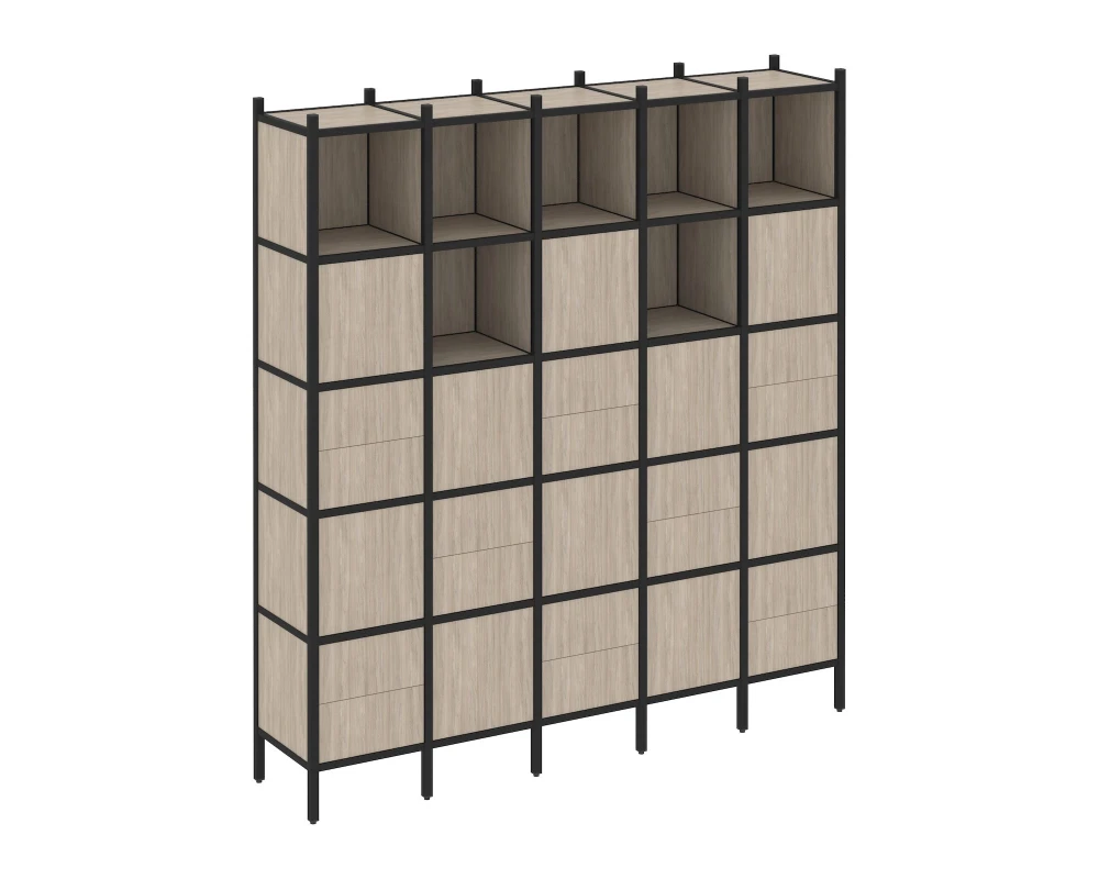 Прямой стеллаж L-10 2110x446x2280 Лофт / Loft