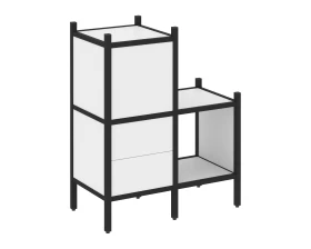 Прямой стеллаж L-11 862x446x1047 Лофт / Loft images