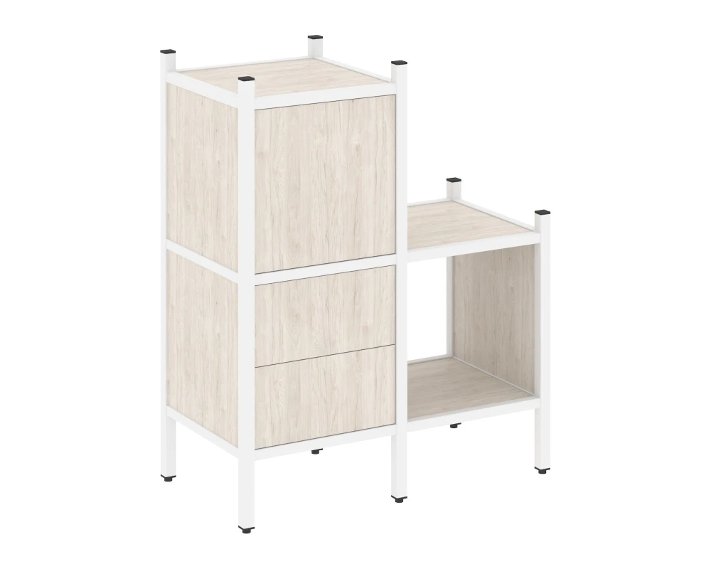 Прямой стеллаж L-11 862x446x1047 Лофт / Loft