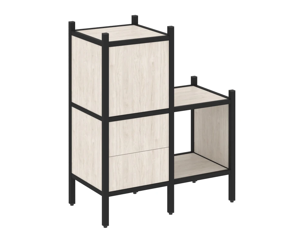 Прямой стеллаж L-11 862x446x1047 Лофт / Loft