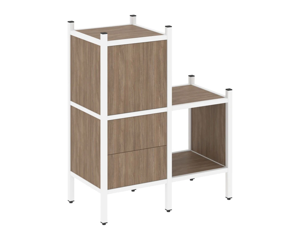 Прямой стеллаж L-11 862x446x1047 Лофт / Loft