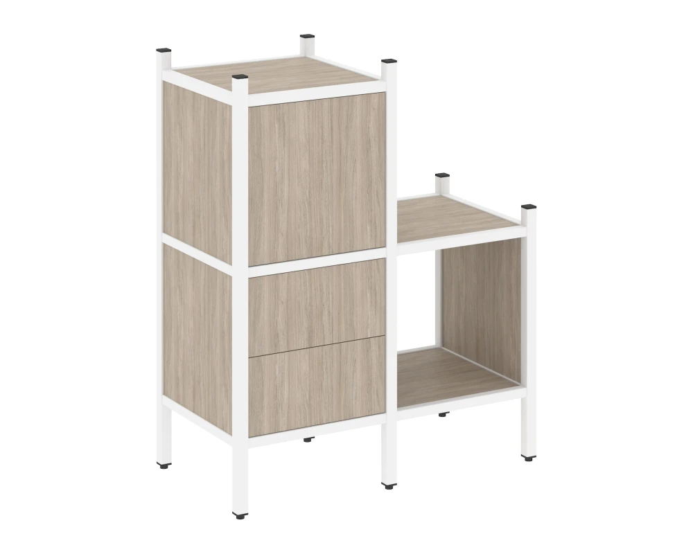 Прямой стеллаж L-11 862x446x1047 Лофт / Loft